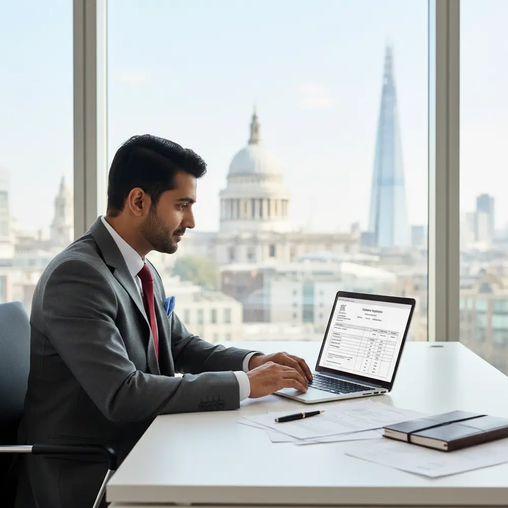 Ilustração de empreendedores celebrando o sucesso ao Abrir Empresa UK, simbolizando crescimento e novas oportunidades.